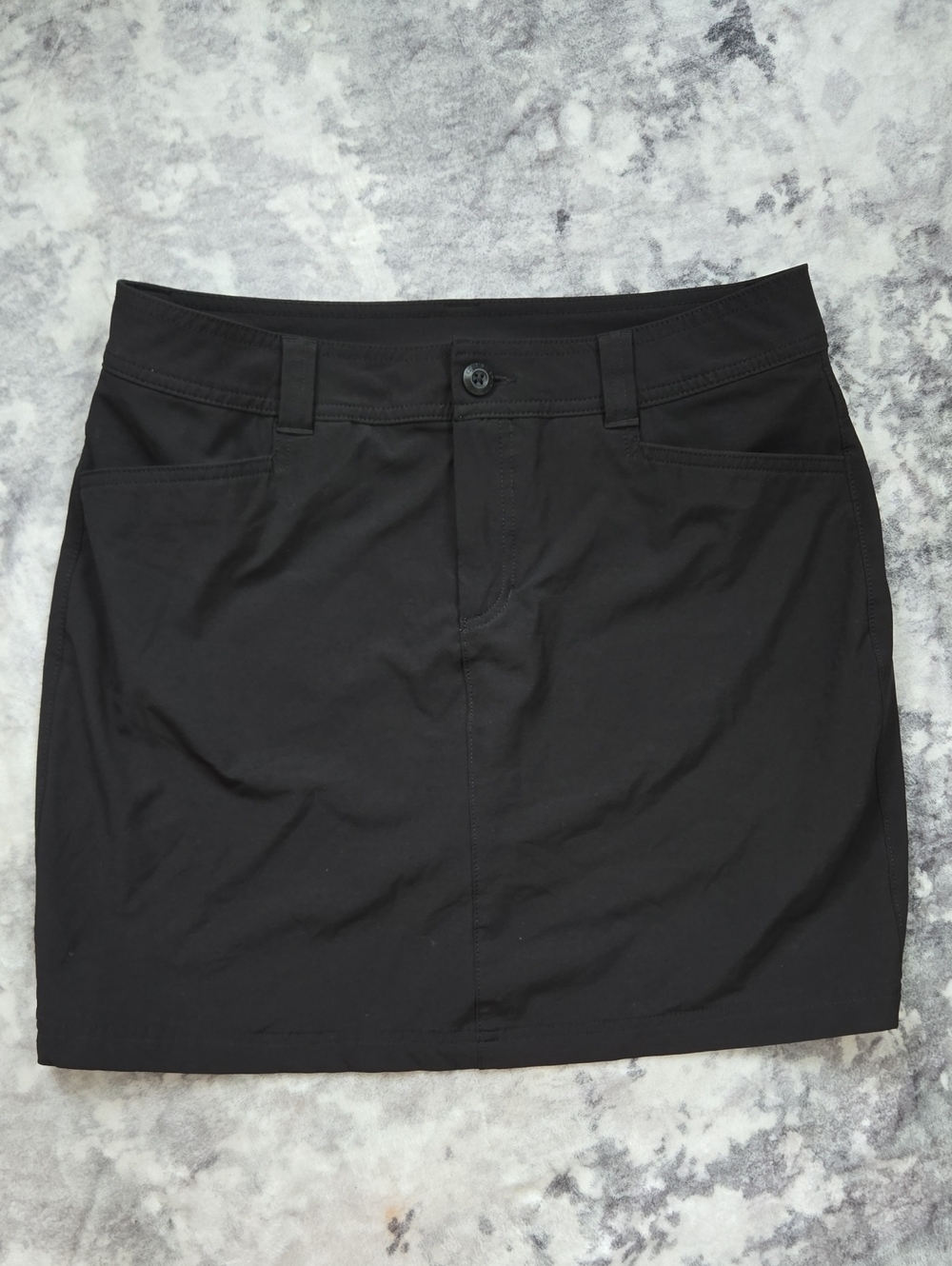 Eddie Bauer Black Women's Skirt with Label Detail